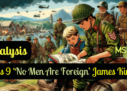 Class 9 ‘No Men Are Foreign’ James Kirkup