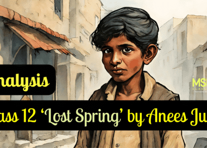 Class 12 ‘Lost Spring’ by Anees Jung