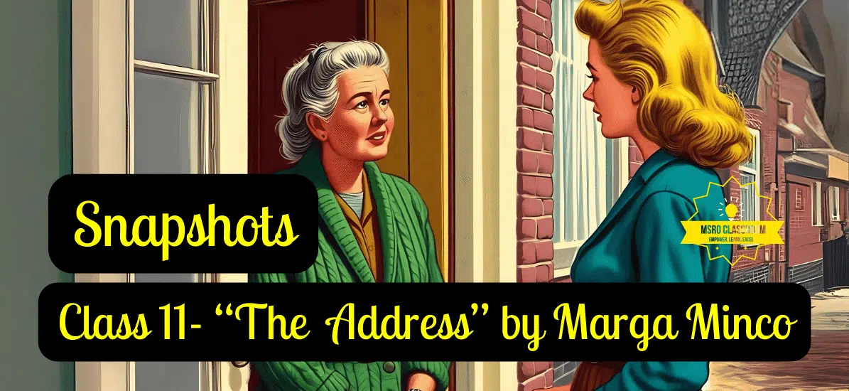 The Address by Marga Minco