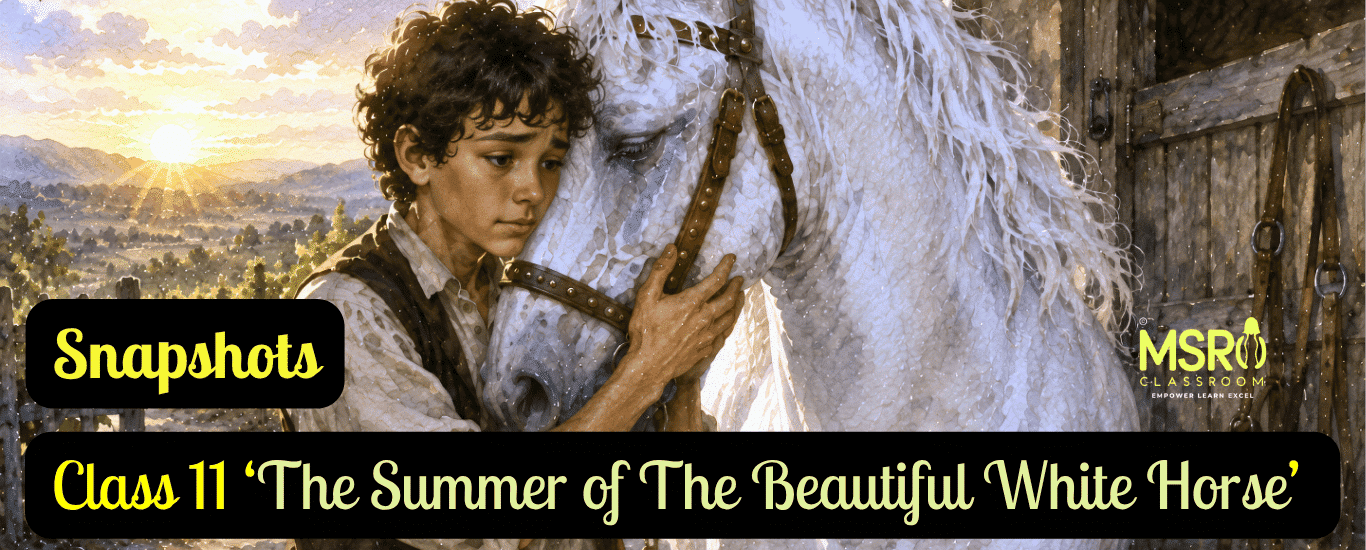 Class 11 ‘The Summer of the Beautiful White Horse’