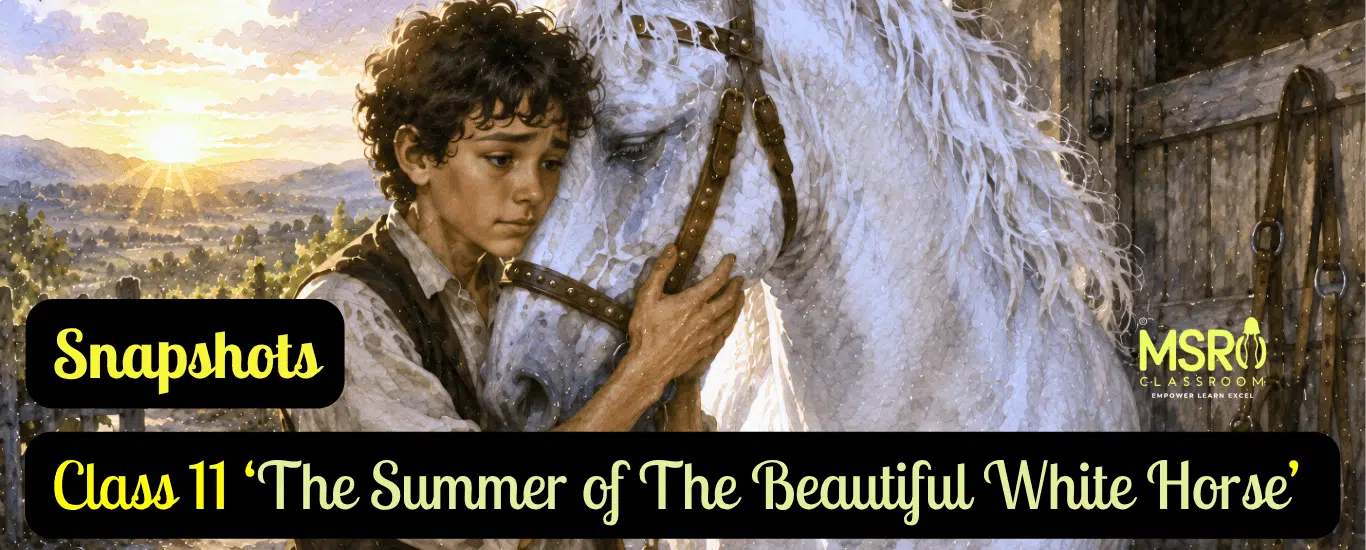 Class 11 ‘The Summer of the Beautiful White Horse’